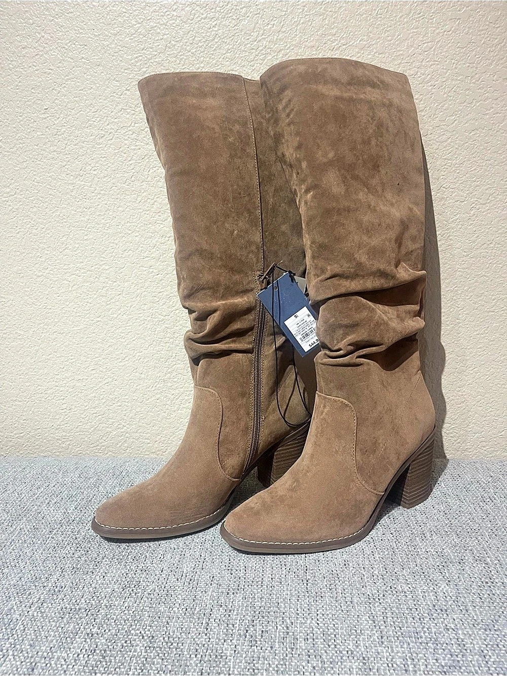 NWT Universal Thread calf-height Boots - Taupe